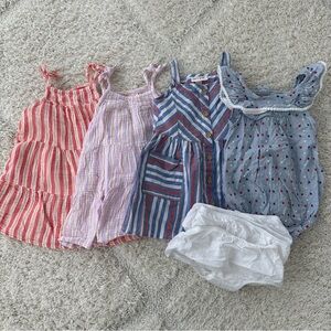 Cat & Jack Dresses and Romper Bundle